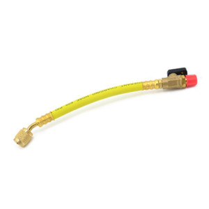 Appli Parts APMG-H06630 Manguera Refrigeracion con Llave de Paso 6 pulg (15cm) conexion de 1/4 X 1/4 de pulg para refrigeracion y Aire Acondicionado remplaza APMG-06630, MAN-15V
