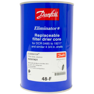 Danfoss 023U1921 Filter Drier Core 48-F for DCR Systems, Includes Gasket, Fits DCR 0485 to 19217 and 4-3/4 in Shells, Replaces RPE-48-BD