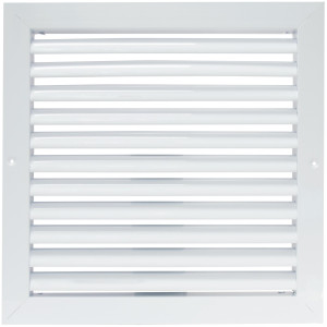 Laminaire L-RA1212 Return Grille 12 x 12 in, White Aluminum L-RA 12x12 W