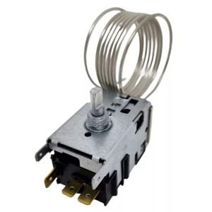 Danfoss 077B7101 Termostato de control Enfriador de Botellas 077B1704L Cut-in Frio +5.0C Cut-out Frio +1.5C Cut-in Caliente +12.5C Cut-Out Caliente +9.5C Capilar 1200mm B0
