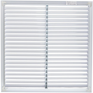 Laminaire RA2424 Return Grille 24 x 24 in, White Aluminum L-RA 24x24 W
