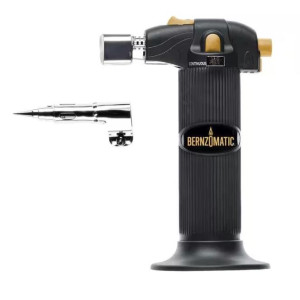 Bernzomatic Antorcha Micro Torch ST2200 ST2200T (Butano) Gatillo encenido, Control y bloque de llama 