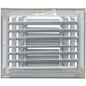 Laminaire CL3M1008 10x8 3-Way, White, Curved Blade, Ceiling Diffuser with ML Damper