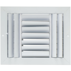 Laminaire L-CL3M1008 10x8 3-Via, Blanco, Hoja Curva, Difusor de Cielo con Damper ML