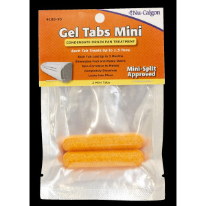 Nu-Calgon 4185-95 Gel Tabs Mini 1.5 Ton, 2 Tablets per pack