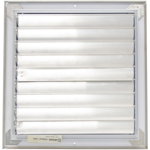 Laminaire L-CL1M1010 10x10 1-Way, White, Curved Blade, Ceiling Diffuser with ML Damper