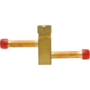 SANHUA SERVICE-BAR-3-S-T Valvula de Servicio 3/8 pulg ODF