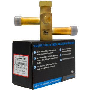 SANHUA SERVICE-BAR-5-S-T Valvula de Servicio 5/8 pulg ODF