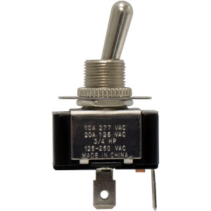 Diversitech ED448 Toggle Switch SPST 120V 20AMPS 220V 10AMPS 3/4 HP LR107402 Diversitech ED448 Toggle Switch SPST 120V 20AMPS 220V 10AMPS 3/4 HP LR107402