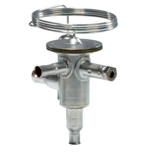 Danfoss 068U3706 0.92 TR Valvula de Expansion de Acero inoxidable, TUBE, R-290, 1/4x3/8 pulg, Soldable, ODF, Ecualizacion Interna, Single-flow, -40 a 10 C
