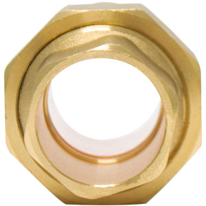 NDL N-8004 Union 7/8 pulg Accesorios de tuberia de cobre C x C Conexiones soldadas para aplicaciones de aire acondicionado, calefaccion y Ventilacion