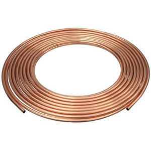 1/2inX100ft Tubo de Cobre Flexible, 1/2 pulg  x 30 m, Tipo ACR