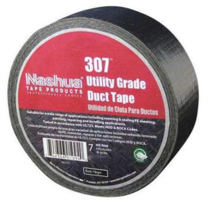 Multi-Purpose Tape (1.88"X60yds) Nashua 307 Black 7 Mil (Ul) 1087774