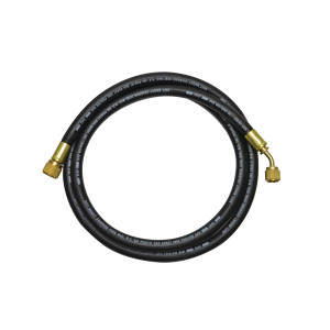 Uniweld 90209 Soft Magic Heavy Duty Charging and Vacuum Hose, 72 in, 3/8 x 1/4 Connections 45 Degree Angle