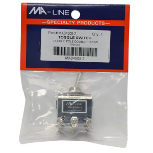 MA-Line MA04505-2 Toggle Switch, Double Pole Doble Throw