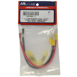 MA-Line MA02985-2 Kit de Cables para conexion Compresor, 8 pulg de largo con Terminales de Anillo MA-Line MA02985-2 Kit de Cables para conexion Compresor, 8 pulg de largo con Terminales de Anillo
