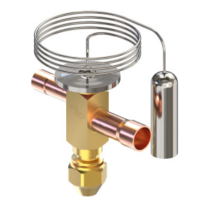 Danfoss 068N7680 0.32 TR Expansion Valve, TD 1, R404, 3/8x1/2 in, ODF, Internal Equalized, Single-Flow, -40 to 50 F