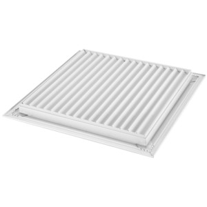 Laminaire L-RA2424 Rejilla de Retorno 24 x 24 pulg, ALuminio Blanco L-RA 24x24 T-Bar 
