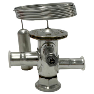 Danfoss 068U3945 1/5 - 4TR Cuerpo de Valvula Expansion Acero inoxidable, TUA, R-448A, 3/8x1/2 in, Soldable, ODF, Ecualizacion Interna, -40 a 50F, Capacidad determinada por Orificio Venta Separada