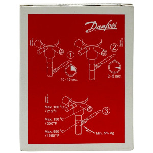 Danfoss 068U3945 1/5 - 4TR Cuerpo de Valvula Expansion Acero inoxidable, TUA, R-448A, 3/8x1/2 in, Soldable, ODF, Ecualizacion Interna, -40 a 50F, Capacidad determinada por Orificio Venta Separada