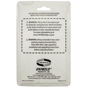 Uniweld G729NSD-5 Esfera de Manometro Roja, Alta, R-600a,R-290,R-1270, 3-1/8 in