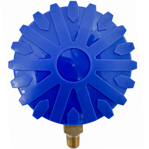 Uniweld G730NSD-5 Esfera de Manometro Azul, Baja, R-600a,R-290,R-1270, 3-1/8 in