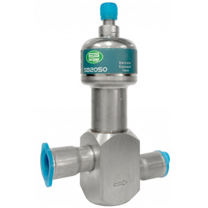 Full Gauge SB2050 Electronic Expansion Valve 11.4 mm 63TR R404A , 116.6TR R410A 7/8in 7/8out