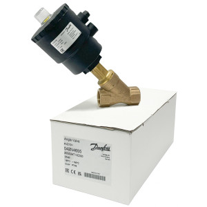 Danfoss 042N4655 Pneumatically Angle-seat Internal Operated Valve AV210H, 20GG34T, DN20, Normally Close NC, Bronze