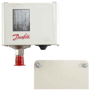 Presostato Danfoss Kp1 Flare 1/4 pulg, Baja Presion Ip30. 060-110366 060-110391 Reset Manual