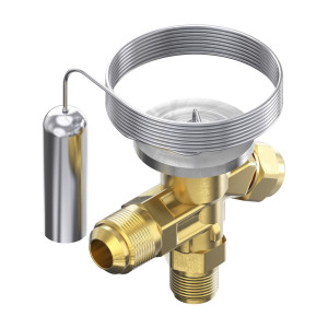 Danfoss 068Z3383 1/5 - 3TR Cuerpo de Valvula Expansion, T 2, R134, R513, 3/8x1/2 in, Flare x Soldable, Ecualizacion Interna, Direccional, -40 a 10 C, Capacidad determinada por Orificio Venta Separda