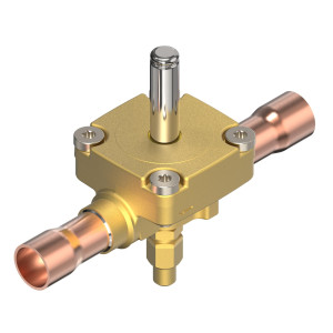 Danfoss 032L1254 Valvula Solenoide 7/8 pulg, ODF, EVR 20, NC (Solo Cuerpo) con Vastago Manual