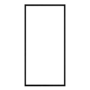 True 203542 Black Door Gasket for Select T-19, T-23, and T-49 Series - 53 3/16 in x 25 1/2 in 