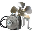 Appli Parts APFM-162E Motor Ventilador 16W Condensador y Evaporador 220V 60Hz 0.5A, Incluye Aspa de Aluminio de 25cm y Base de Montaje, Repuesto Universal para Equipos de Refrigeracion Comercial