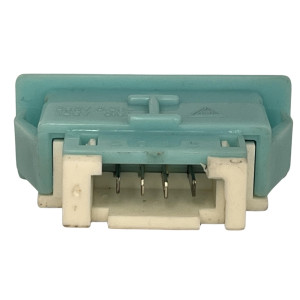 Switch Nevera 4 Terminales 250V 0.7A 125V 1.4A terminales 4312, modelo LTK-6, Switch de puerta refrigerador con 2 botones, Remplazo LG Samsung y Otras marcas