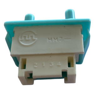 Switch Nevera 4 Terminales 250V 0.7A 125V 1.4A terminales 4312, modelo LTK-6, Switch de puerta refrigerador con 2 botones, Remplazo LG Samsung y Otras marcas