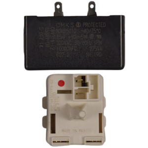 Whirlpool Start Relay and Capacitor W10613606  67005560 3023300 67003186 67003764 67005561 67005562 8171210 8208290 8208368 C8931605 W10416065