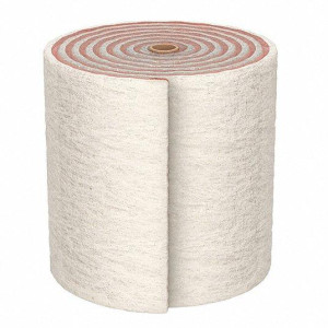 Rollo de Filtro de Aire MERV 8  Largo 90 ft Nominal Ancho 48 in Nominal Height Espesor nominal  2 in Polyester 2JTD3 Rollo de Filtro de Aire MERV 8  Largo 90 ft Nominal Ancho 48 in Nominal Height Espesor nominal  2 in Polyester 2JTD3