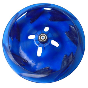 Blower wheel centrifugal fan for Indoor Unit 14.57 in x 3.15 in x 0.31 in LX-370x80x8-7JN RoHS 201100100806 12100103000155 