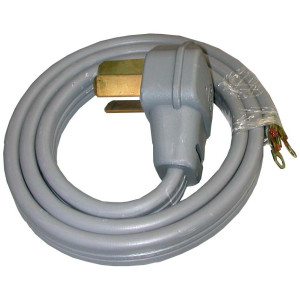 GE WX09X10008 Cable Cocina (1.22mts/ 6 Pies) 40 Amp 3 Cables  Sirve WX9X8 WX9X8DS