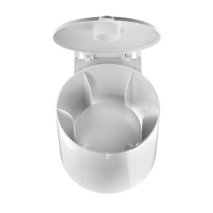 Lambro 289W Tapa Sello de Ventilacion para Secadora 4 in Ventila a Través de Pared con Amortiguador Flotante Antirretorno Cubierta Abre/Cierra Plastico Blanco UV Pintableo