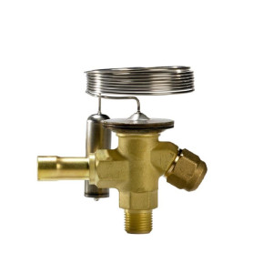 Danfoss 068Z3414 1/6 - 4.5TR Expansion Valve Body, TS 2, R404A,R507A, 3/8x1/2 in, Flare x ODF, Internal Equalized, Single-Flow, -40 to 50 F, Capacity determined by Orifice size Sold Separately, Identical Product 068Z3467