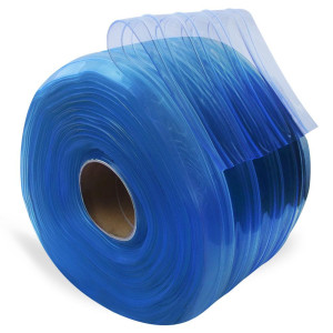 Appli Parts APPC-8300RI Cortina PVC Refrigeracion 203 mm x 2 mm x 50 m, Temperatura de Trabajo -40 C a 50 C, Estriada de 8 pulg x 0.08 pulg x 164 ft -40 F a 122 F Transparente 