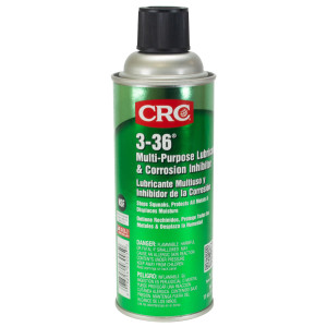CRC 3-36  Multi-Purpose Lubricant and Corrosion Inhibitor 11 Oz Spray Can with plastic straw CRC-2 1003255 03005