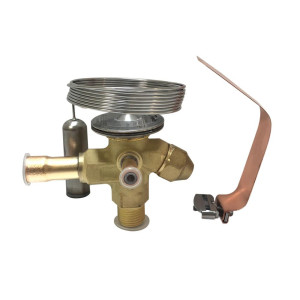 Danfoss 068Z3415 Expansion Valve R404/R507, TES2, LMBP, External Equalization, 3/8 in Flare x 1/2 in ODF, -40 F to 50 F
