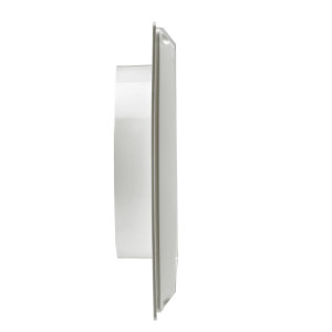 Lambro 360W White Plastic Louvered Vent 5 inch 