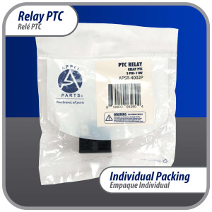 Appli Parts Interruptor de rele para mini nevera de 3 pines, 4,7 Ohmnios, 110 V, rele de arranque PTC universal, pieza de repuesto para multiples marcas de refrigeradores, enfriadores de vino APSR-4002P