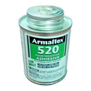 Armaflex 520 Contact Adhesive, 1/2 Pint With Brush Top AAD520002