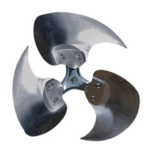 Revcor Aluminum Fan Blades 20 in Fan Blade 3Wings 34degrees with 1/2in Fixed Hub CW (Replaces Carrier L01RA033 40421 602054 606436 607432