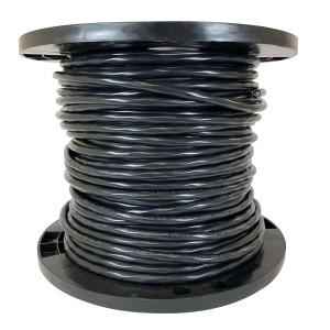 16-4 Tray Cable Stranded - 600 Volt - Mini-Split and Signal Cable 250 Feet Color Black 58583501