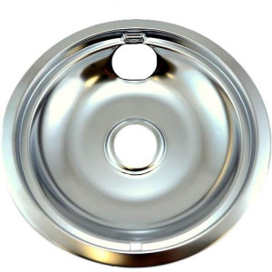 Bowl Chrome 8" With Hole Whirlpool WPW10196405 / 3195209